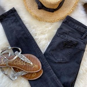 Guess Curve X skinny jeans size 26 in faded black